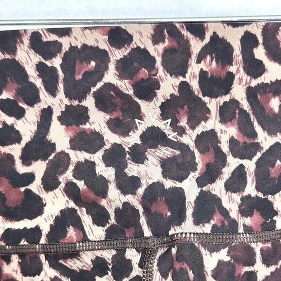 Varley Luna Lolux High Rise Legging Tort Leopard Print XS - Picture 7 of 9